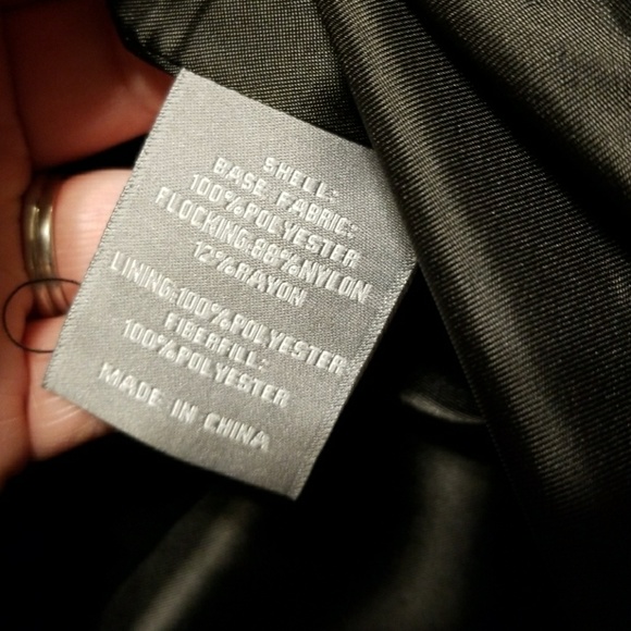 Bagatelle black velvet silver zipper coat jacket NWOT - Picture 3 of 8